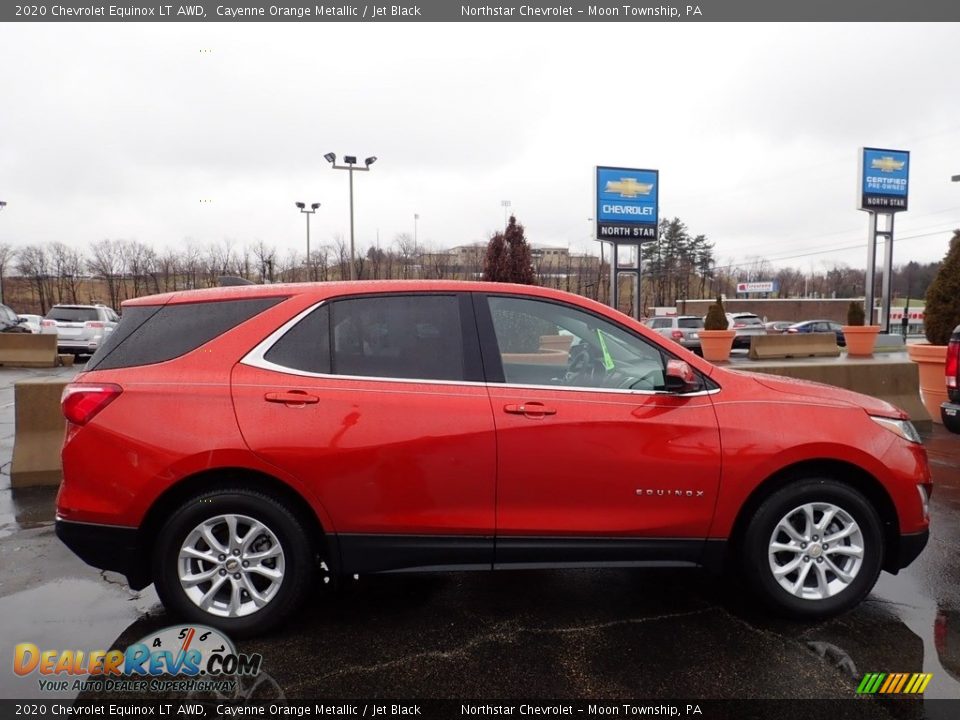2020 Chevrolet Equinox LT AWD Cayenne Orange Metallic / Jet Black Photo #7