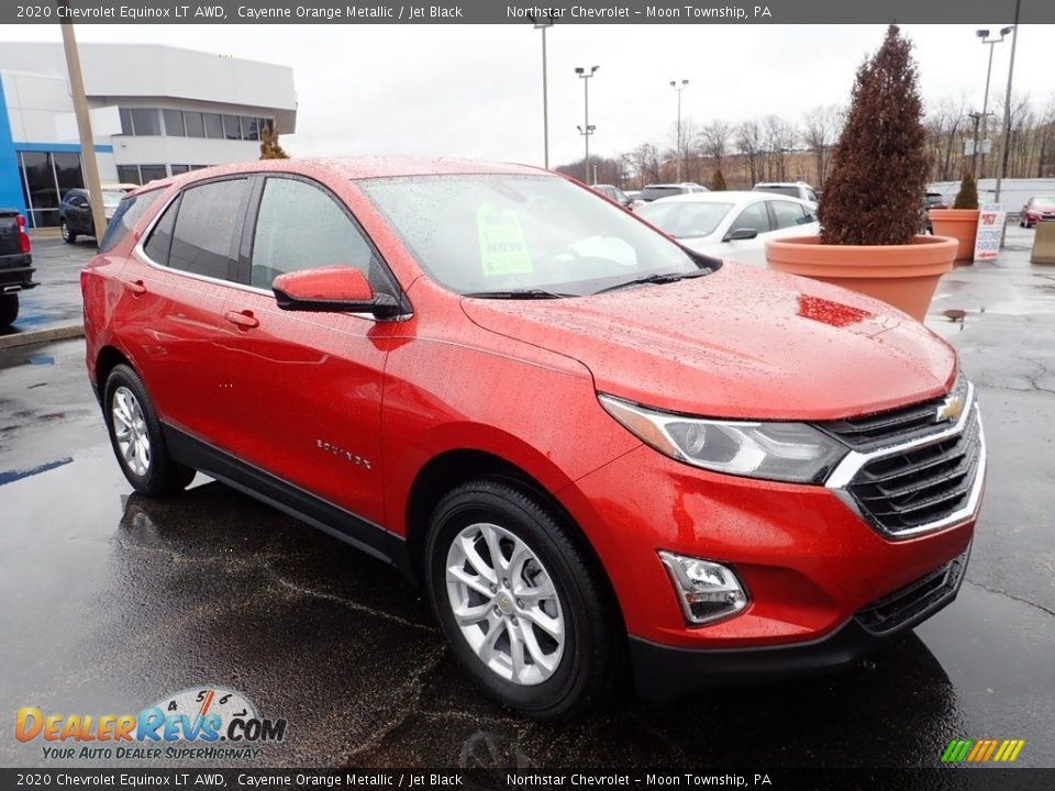 2020 Chevrolet Equinox LT AWD Cayenne Orange Metallic / Jet Black Photo #8
