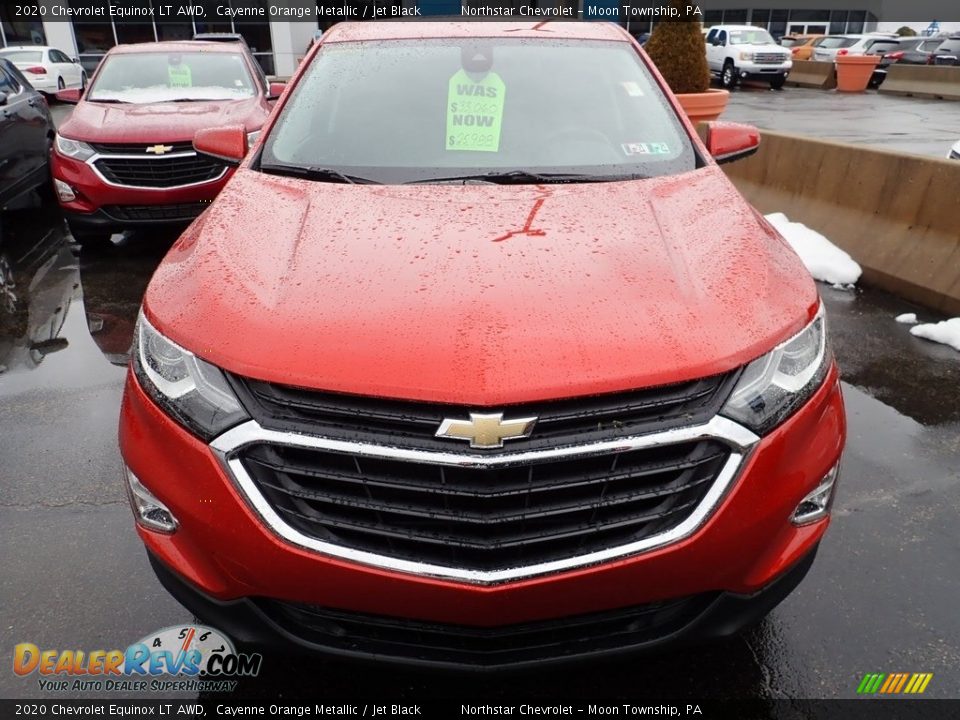 2020 Chevrolet Equinox LT AWD Cayenne Orange Metallic / Jet Black Photo #9