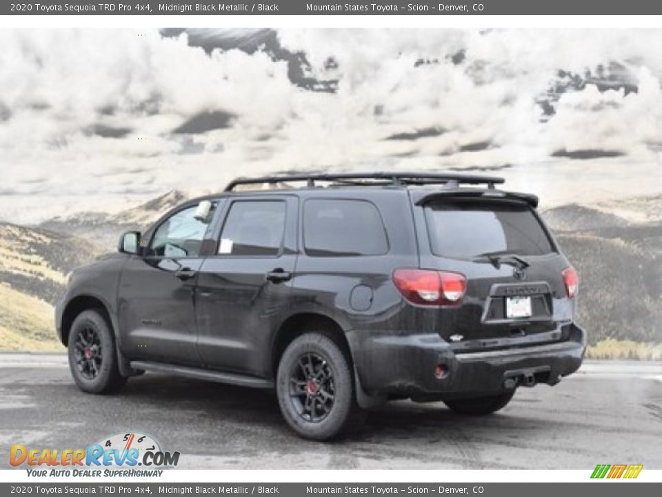 2020 Toyota Sequoia TRD Pro 4x4 Midnight Black Metallic / Black Photo #3