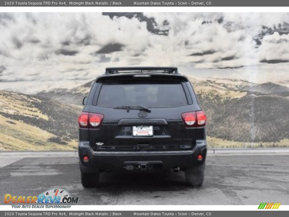 2020 Toyota Sequoia TRD Pro 4x4 Midnight Black Metallic / Black Photo #4