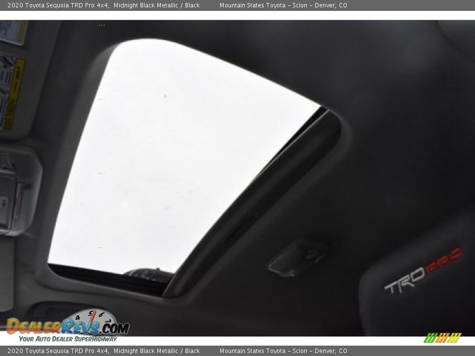 2020 Toyota Sequoia TRD Pro 4x4 Midnight Black Metallic / Black Photo #8