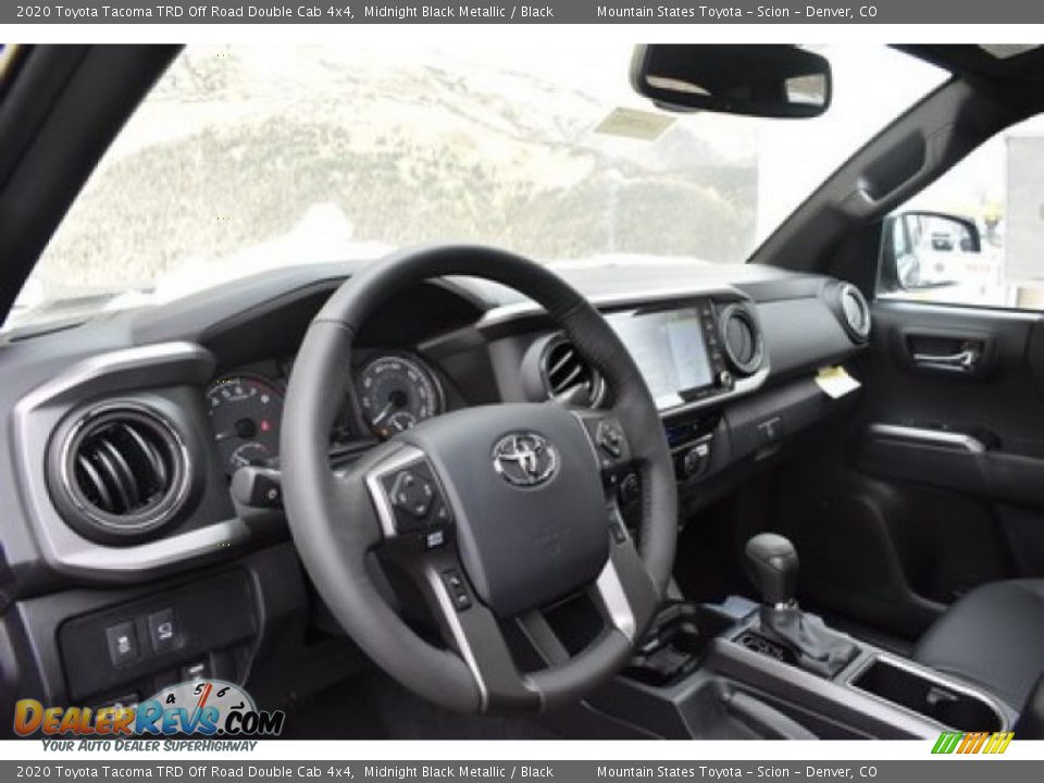 2020 Toyota Tacoma TRD Off Road Double Cab 4x4 Midnight Black Metallic / Black Photo #5