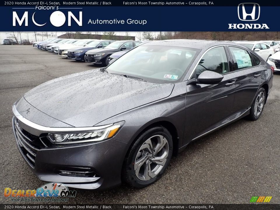 2020 Honda Accord EX-L Sedan Modern Steel Metallic / Black Photo #1