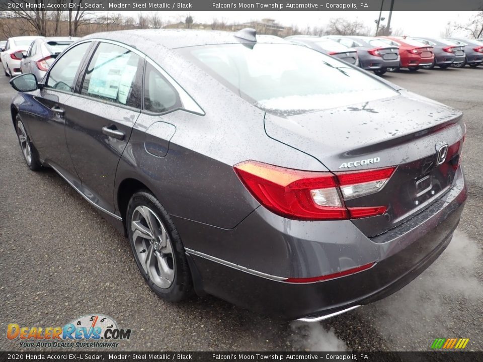 2020 Honda Accord EX-L Sedan Modern Steel Metallic / Black Photo #2