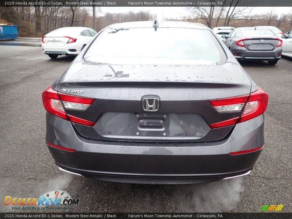 2020 Honda Accord EX-L Sedan Modern Steel Metallic / Black Photo #3