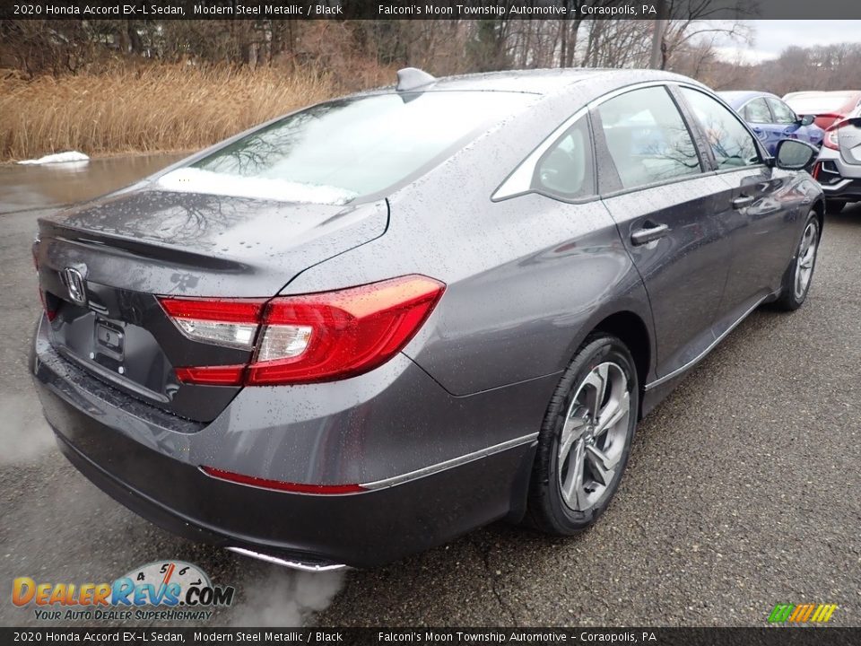 2020 Honda Accord EX-L Sedan Modern Steel Metallic / Black Photo #4