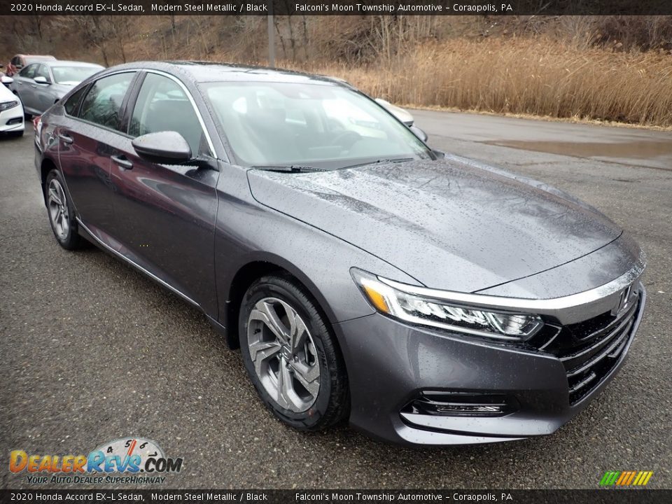 2020 Honda Accord EX-L Sedan Modern Steel Metallic / Black Photo #5