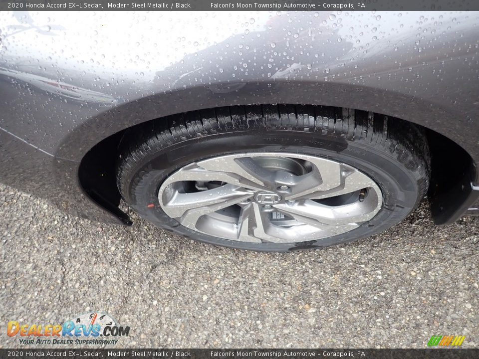 2020 Honda Accord EX-L Sedan Modern Steel Metallic / Black Photo #7