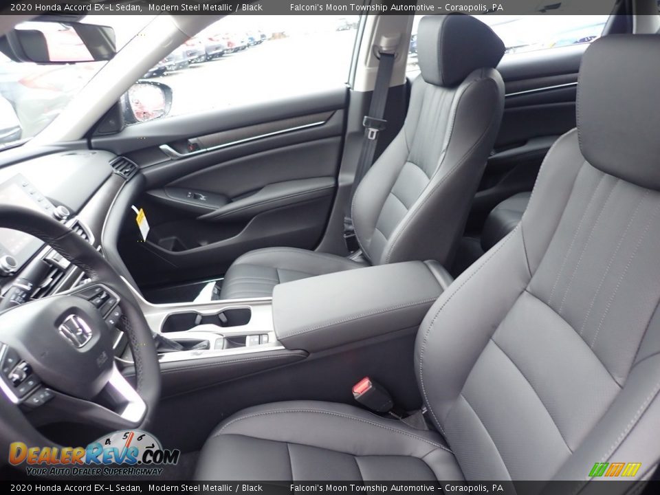 2020 Honda Accord EX-L Sedan Modern Steel Metallic / Black Photo #8