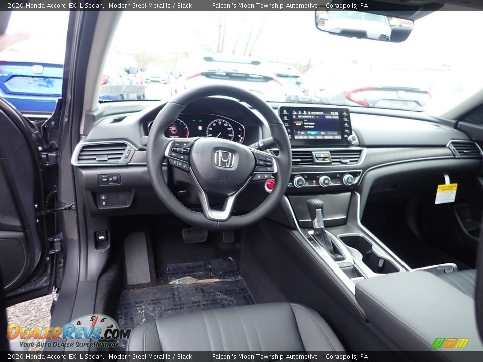 2020 Honda Accord EX-L Sedan Modern Steel Metallic / Black Photo #10
