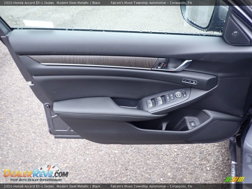 2020 Honda Accord EX-L Sedan Modern Steel Metallic / Black Photo #11