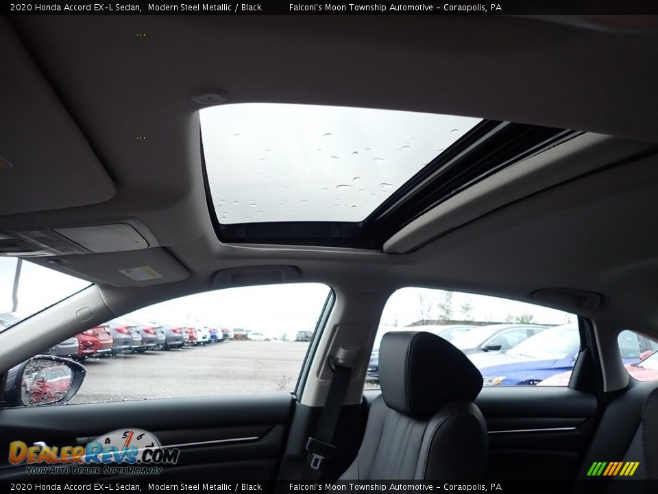 2020 Honda Accord EX-L Sedan Modern Steel Metallic / Black Photo #13