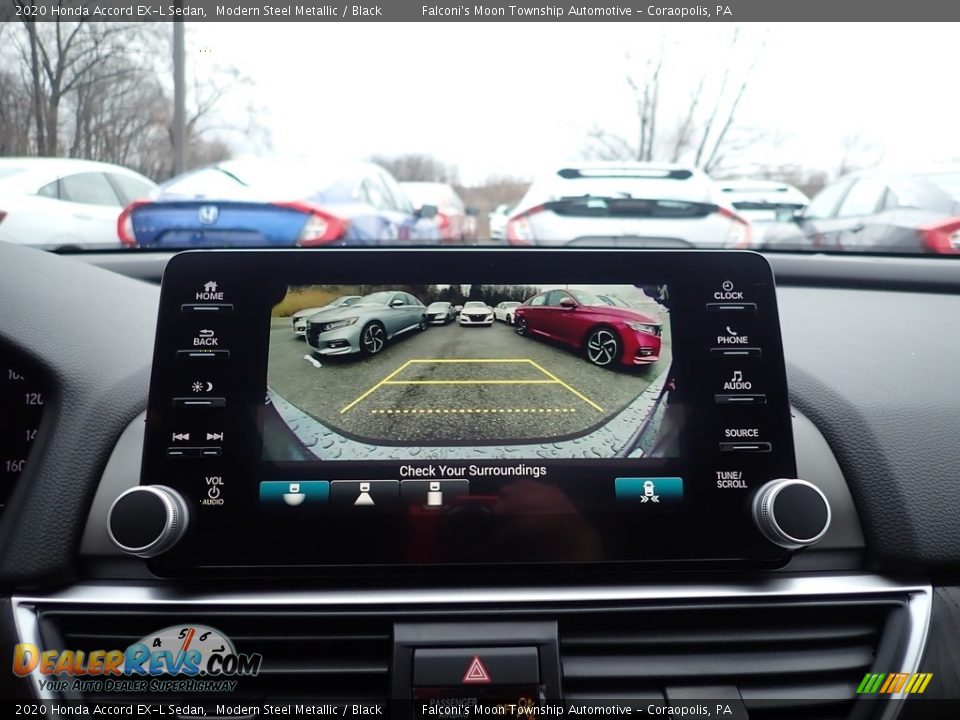 2020 Honda Accord EX-L Sedan Modern Steel Metallic / Black Photo #15