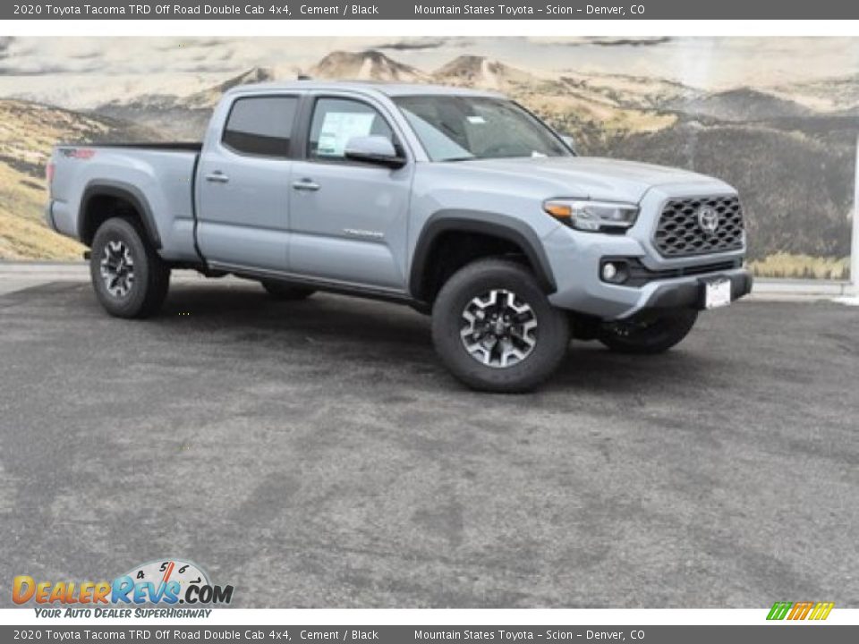 2020 Toyota Tacoma TRD Off Road Double Cab 4x4 Cement / Black Photo #1