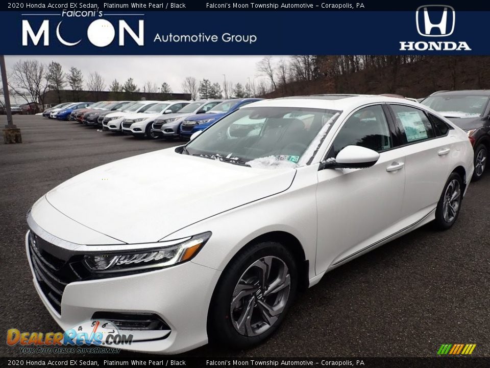 2020 Honda Accord EX Sedan Platinum White Pearl / Black Photo #1