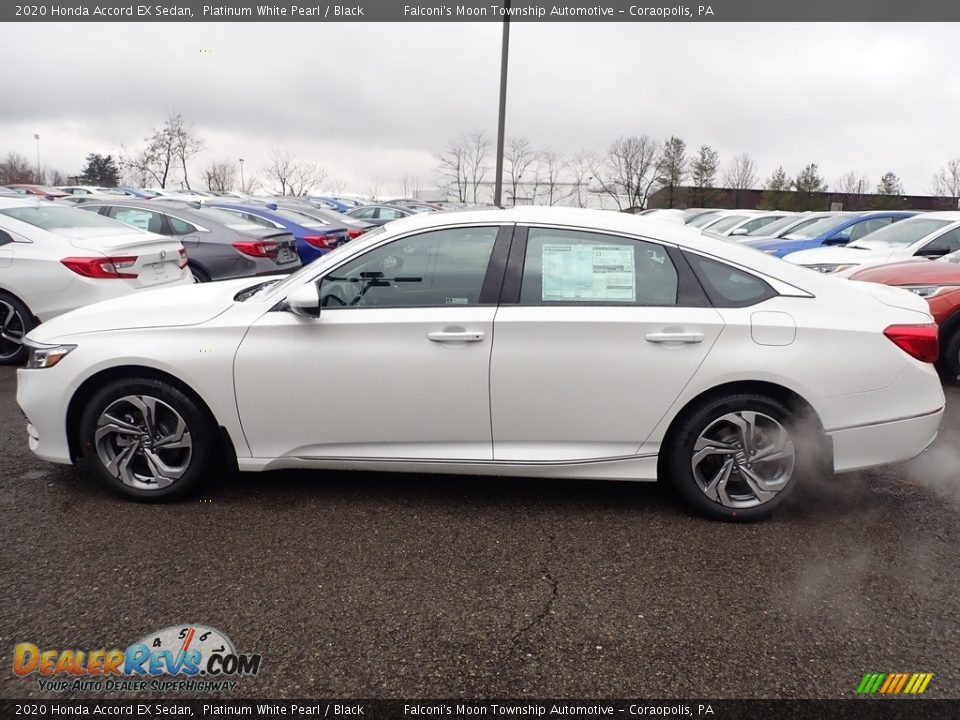 2020 Honda Accord EX Sedan Platinum White Pearl / Black Photo #2