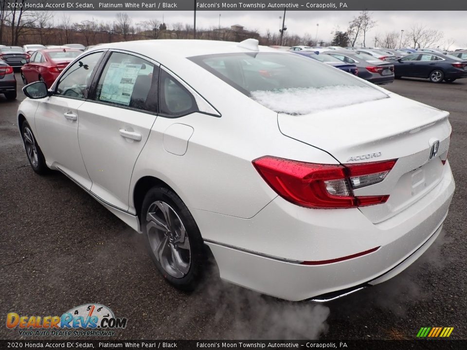 2020 Honda Accord EX Sedan Platinum White Pearl / Black Photo #3