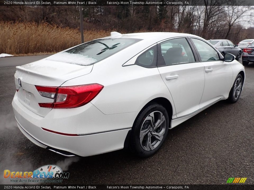 2020 Honda Accord EX Sedan Platinum White Pearl / Black Photo #4