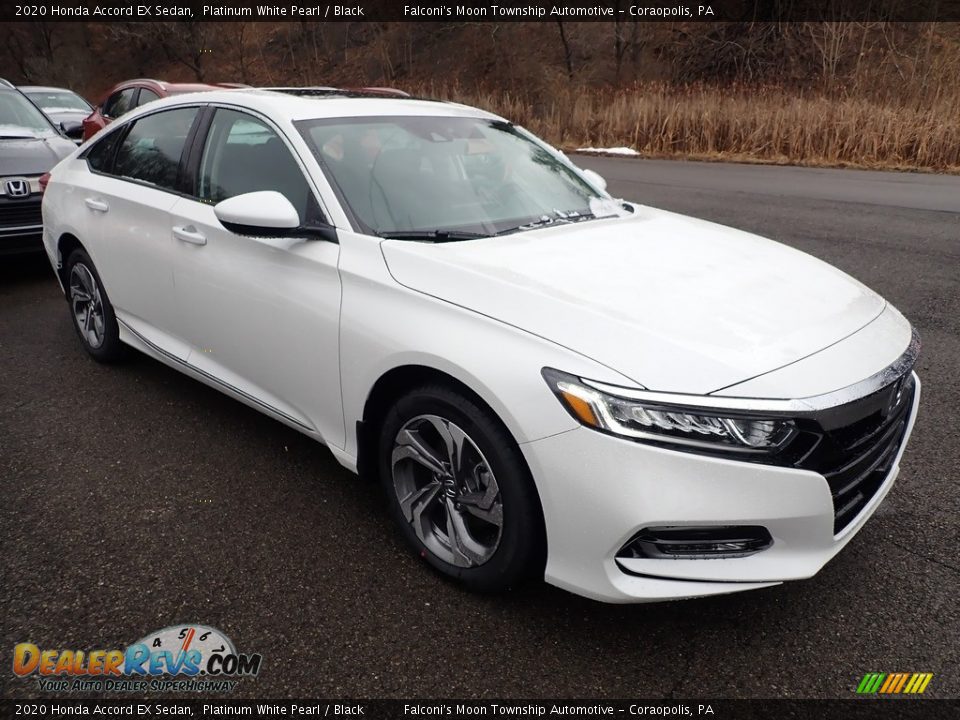 2020 Honda Accord EX Sedan Platinum White Pearl / Black Photo #6