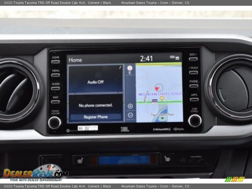 2020 Toyota Tacoma TRD Off Road Double Cab 4x4 Cement / Black Photo #9