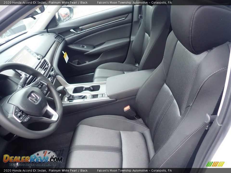 2020 Honda Accord EX Sedan Platinum White Pearl / Black Photo #9