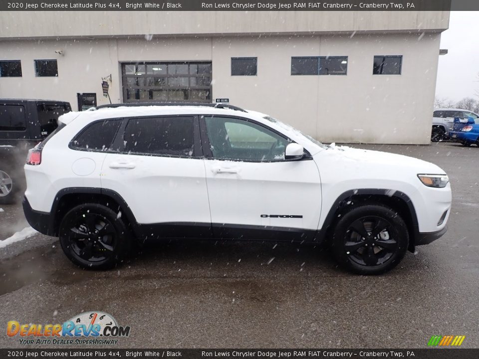 2020 Jeep Cherokee Latitude Plus 4x4 Bright White / Black Photo #6