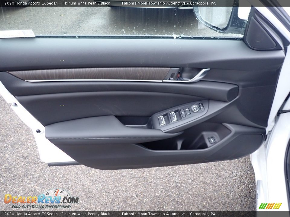 2020 Honda Accord EX Sedan Platinum White Pearl / Black Photo #12