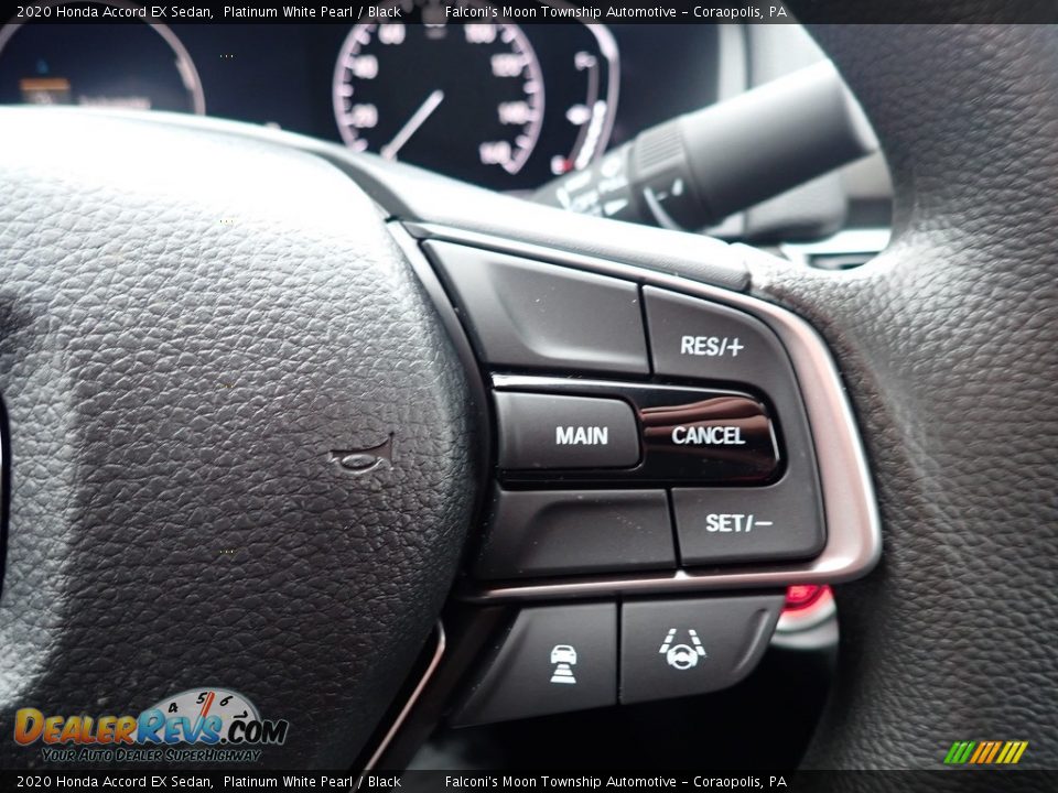 2020 Honda Accord EX Sedan Platinum White Pearl / Black Photo #17