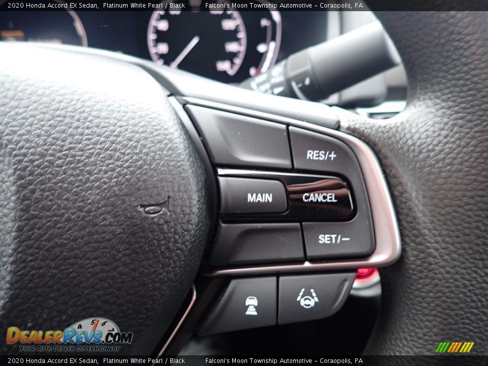 2020 Honda Accord EX Sedan Platinum White Pearl / Black Photo #18