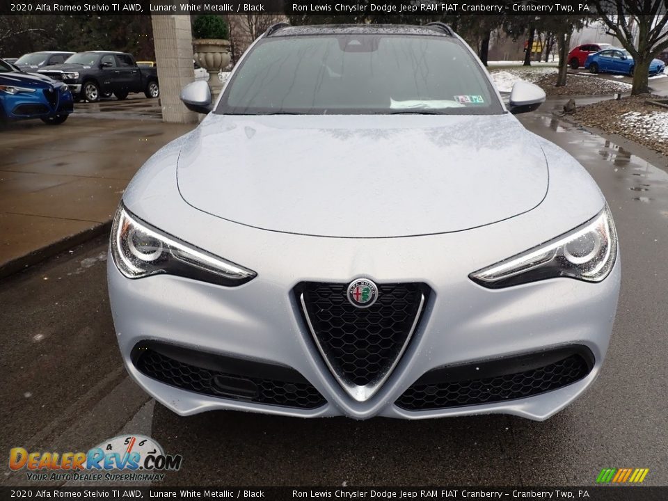 Lunare White Metallic 2020 Alfa Romeo Stelvio TI AWD Photo #9