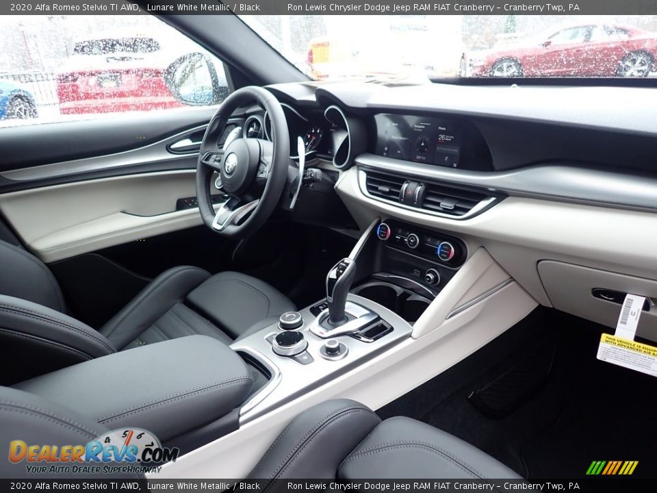 Black Interior - 2020 Alfa Romeo Stelvio TI AWD Photo #11