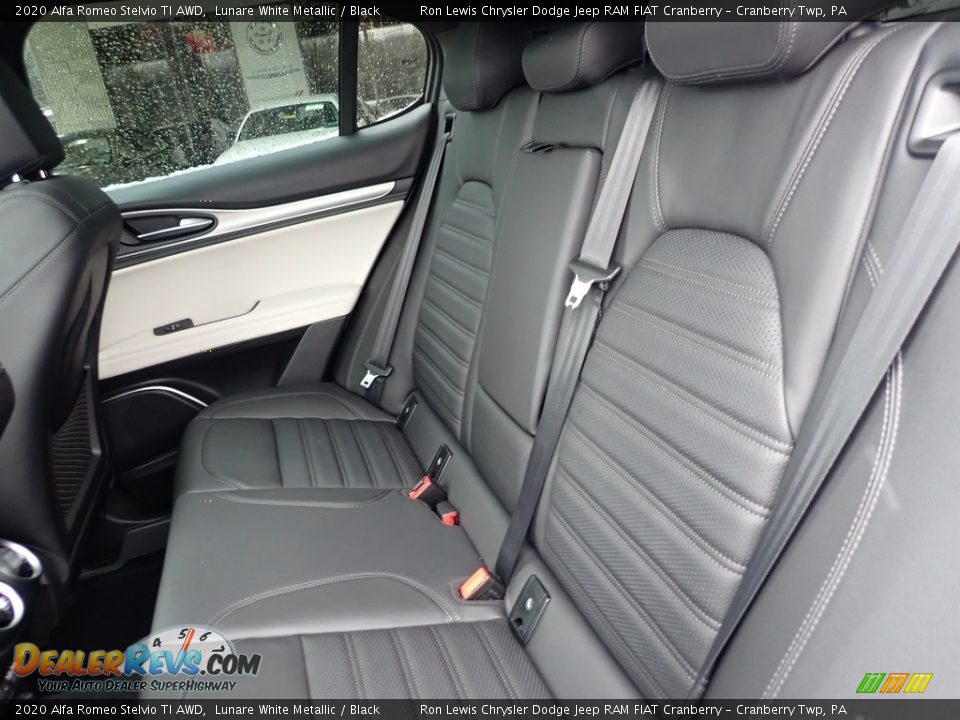 Rear Seat of 2020 Alfa Romeo Stelvio TI AWD Photo #13