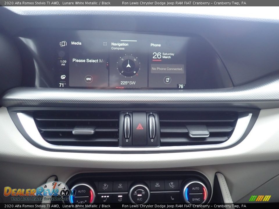 Controls of 2020 Alfa Romeo Stelvio TI AWD Photo #20