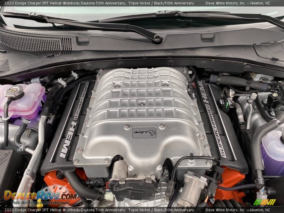 2020 Dodge Charger SRT Hellcat Widebody Daytona 50th Anniversary 6.2 Liter Supercharged HEMI OHV 16-Valve VVT V8 Engine Photo #9
