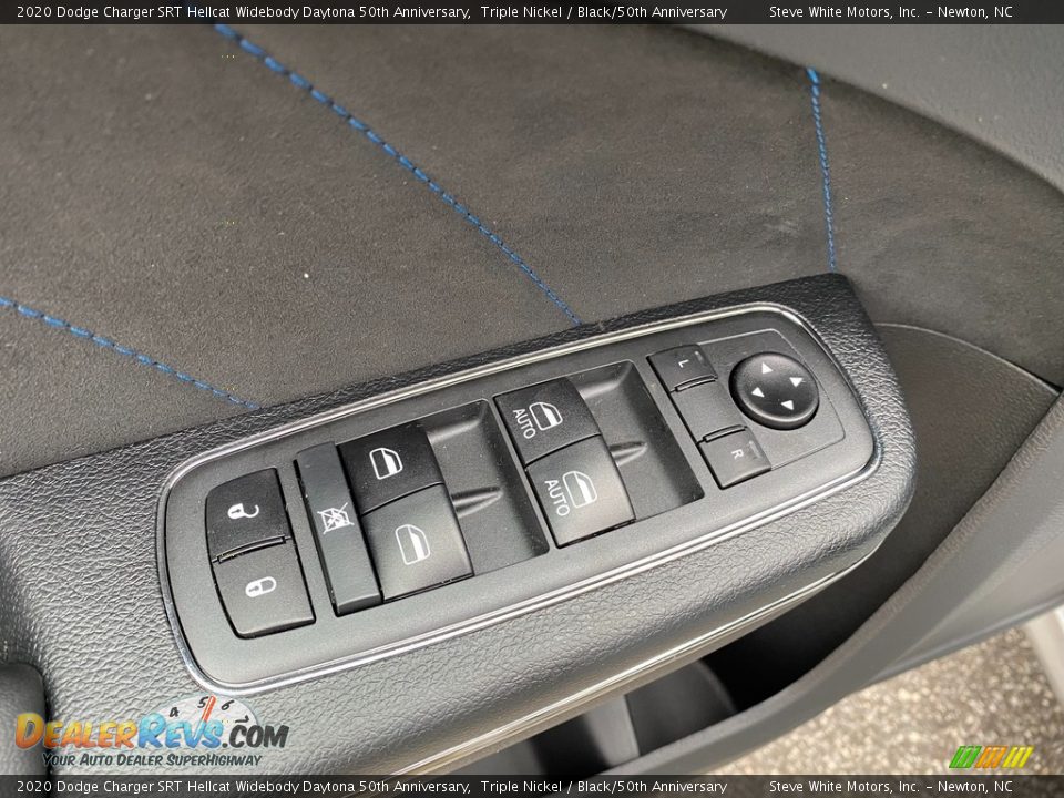 Door Panel of 2020 Dodge Charger SRT Hellcat Widebody Daytona 50th Anniversary Photo #11