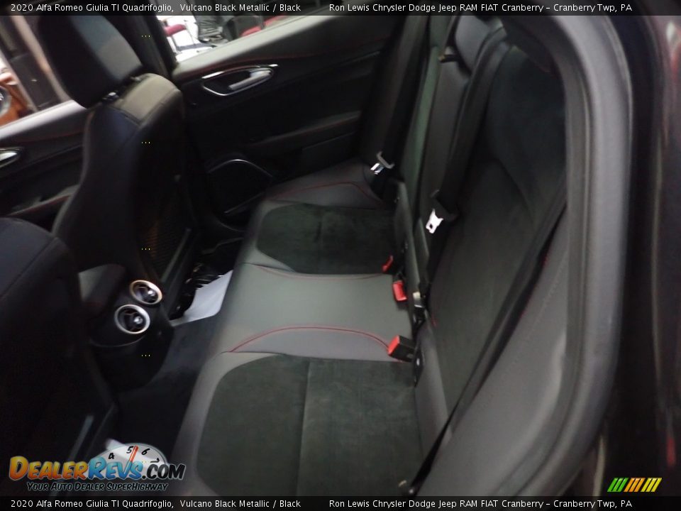 Rear Seat of 2020 Alfa Romeo Giulia TI Quadrifoglio Photo #12