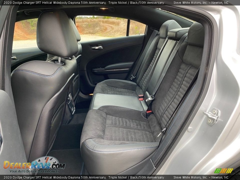 Rear Seat of 2020 Dodge Charger SRT Hellcat Widebody Daytona 50th Anniversary Photo #13