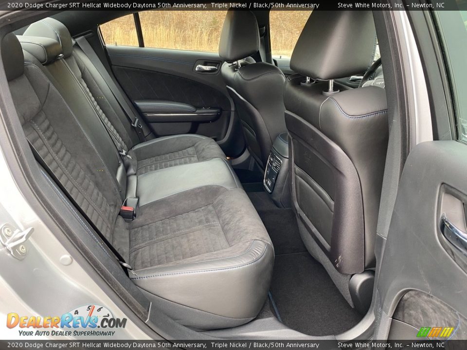 Rear Seat of 2020 Dodge Charger SRT Hellcat Widebody Daytona 50th Anniversary Photo #16