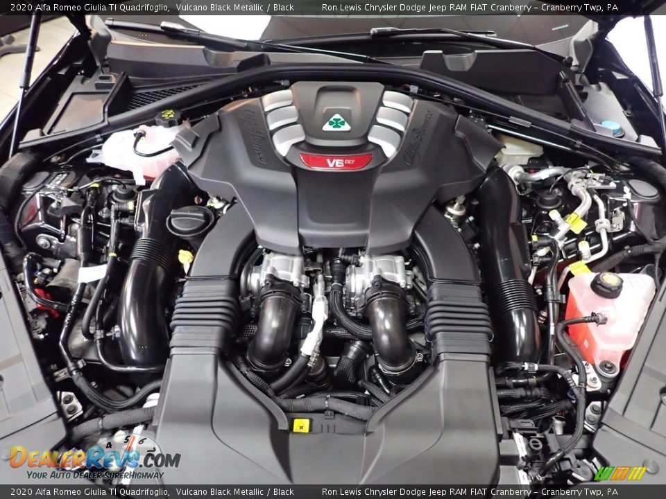 2020 Alfa Romeo Giulia TI Quadrifoglio 2.9 Liter Twin-Turbocharged DOHC 24-Valve VVT V6 Engine Photo #20