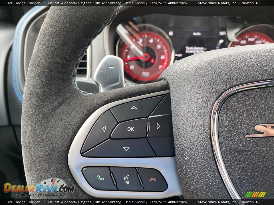 2020 Dodge Charger SRT Hellcat Widebody Daytona 50th Anniversary Steering Wheel Photo #20
