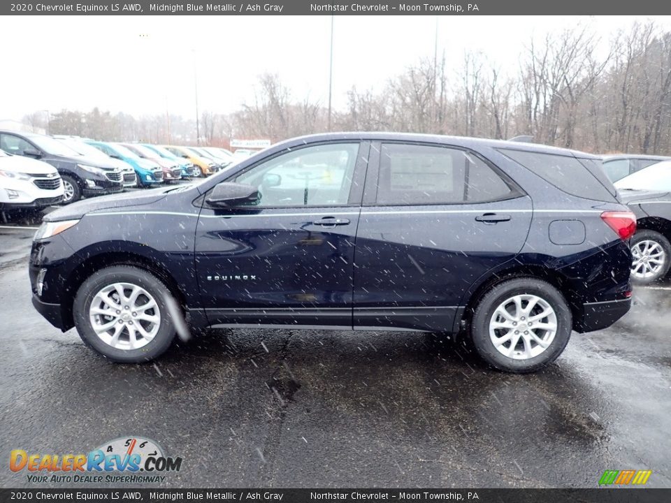 2020 Chevrolet Equinox LS AWD Midnight Blue Metallic / Ash Gray Photo #2