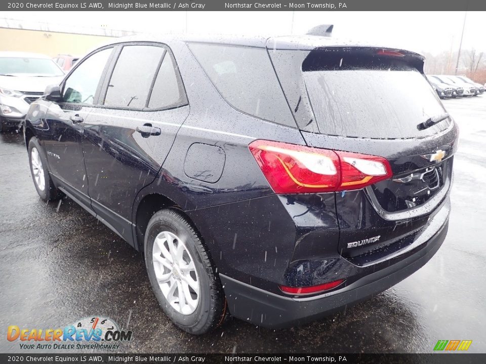 2020 Chevrolet Equinox LS AWD Midnight Blue Metallic / Ash Gray Photo #3