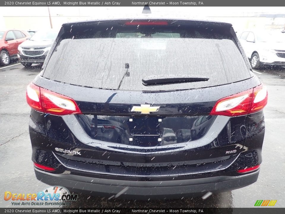 2020 Chevrolet Equinox LS AWD Midnight Blue Metallic / Ash Gray Photo #4