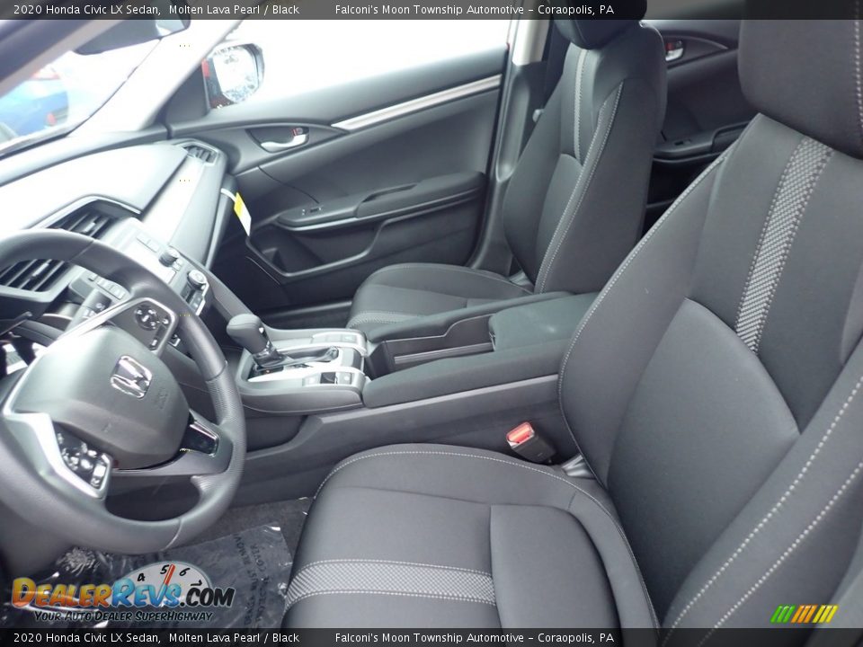 Front Seat of 2020 Honda Civic LX Sedan Photo #9