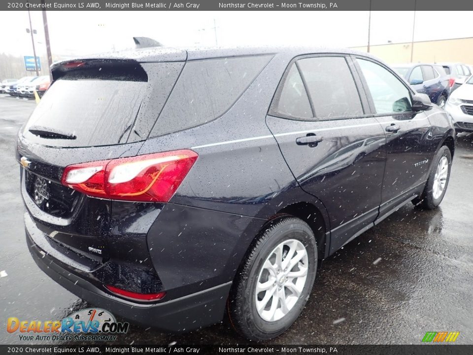 2020 Chevrolet Equinox LS AWD Midnight Blue Metallic / Ash Gray Photo #5