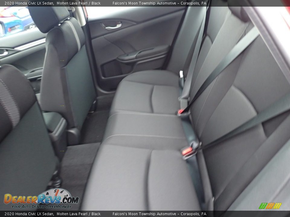 2020 Honda Civic LX Sedan Molten Lava Pearl / Black Photo #10