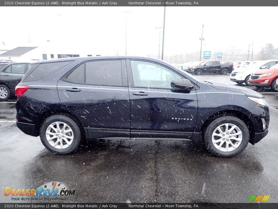 2020 Chevrolet Equinox LS AWD Midnight Blue Metallic / Ash Gray Photo #6