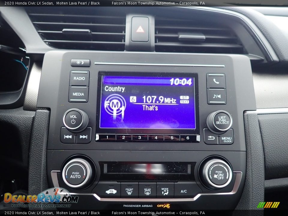 Controls of 2020 Honda Civic LX Sedan Photo #14