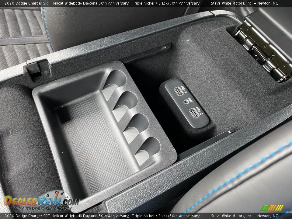 2020 Dodge Charger SRT Hellcat Widebody Daytona 50th Anniversary Triple Nickel / Black/50th Anniversary Photo #32
